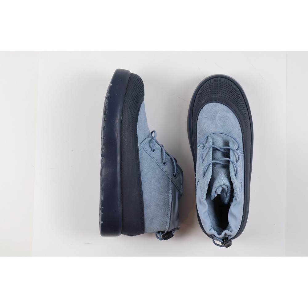 UGG Tasman Weather Hybrid Boots Deep Ocean Whale Blue 4 M Leather NWT MSRP 150